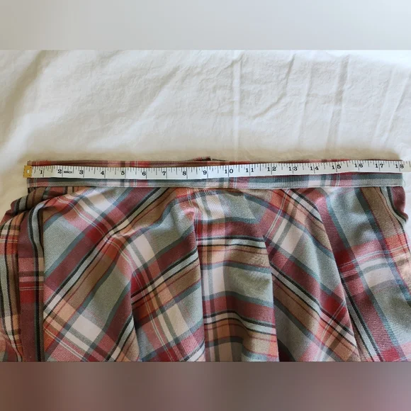 Plaid A-Line Skirt - Picture 3 of 5
